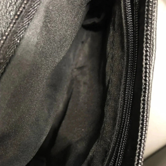 SAX Crossbody Purse with Adorable Flower attached NWOT Black - Picture 5 of 11